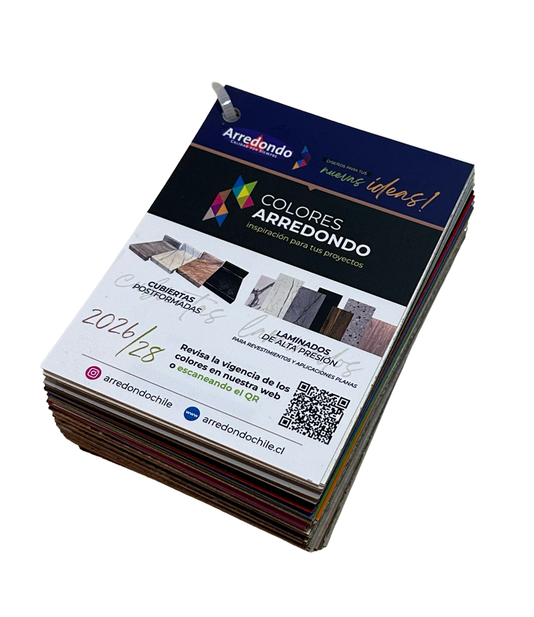 Muestrario de Colores Laminados Arredondo