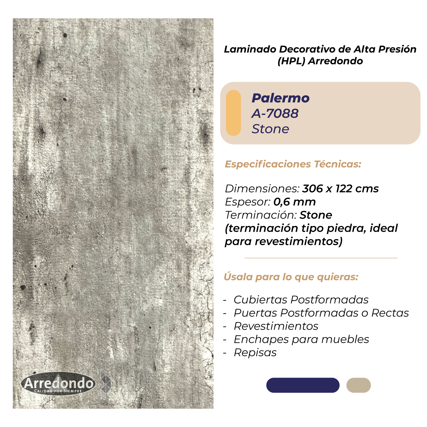 Palermo A-7088 Stone