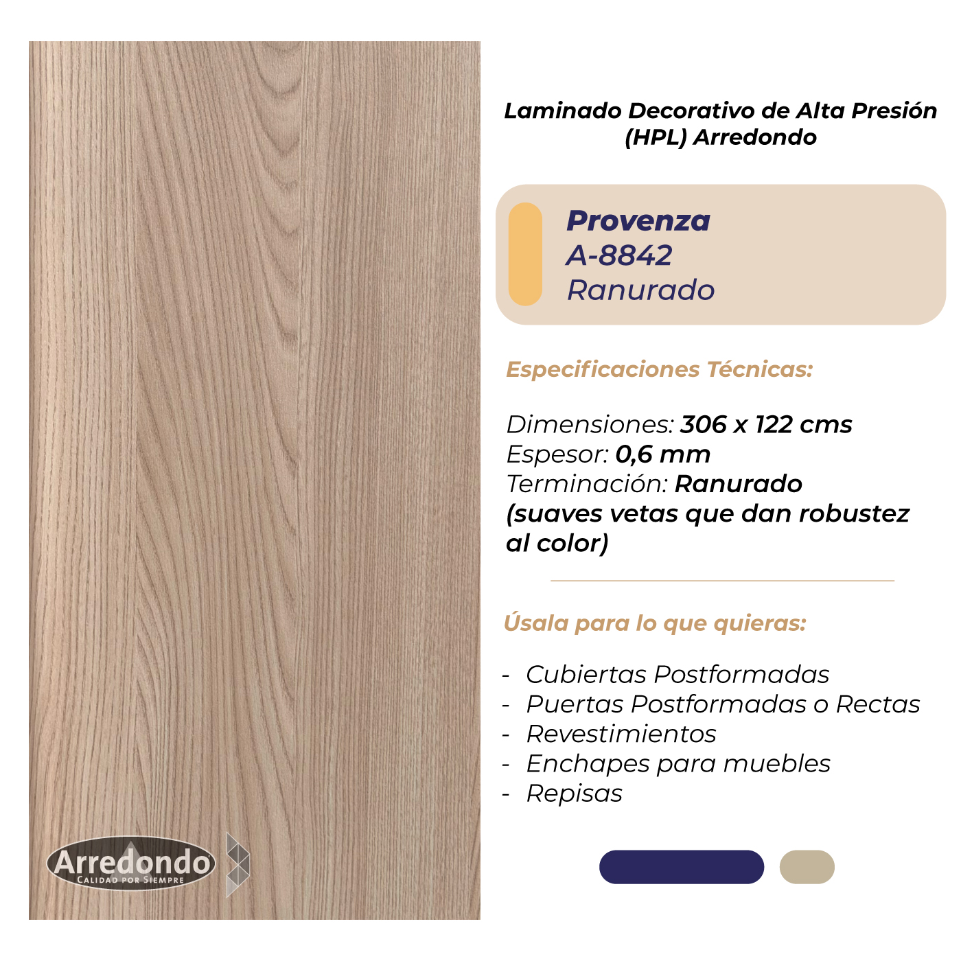 Provenza A-8842 Ranurado